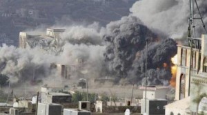 قتلى وجرحى مدنيين في غارات لطيران العدوان على عدد من المناطق بتعز