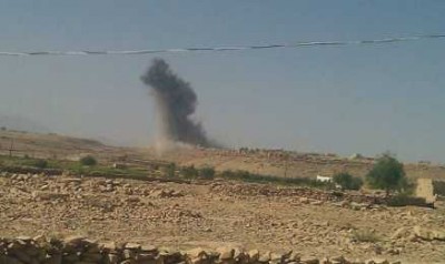 طيران العدوان يجدد استهداف العرقوب بالطيال بمحافظة صنعاء