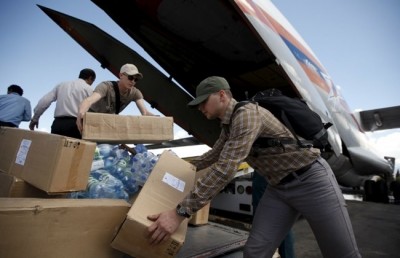 Russian Plane Carried Humanitarian Aid To Yemen