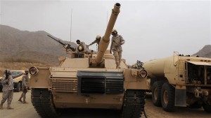 Yemeni Troops Blow Up Saudi Tank With Rocket Fire
