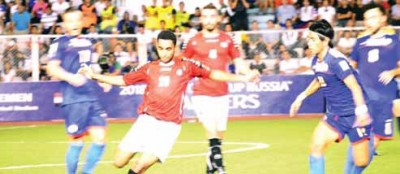 الواعد السروري يقود منتخبنا الوطني لفوز أول في تصفيات كأس العالم وآسيا