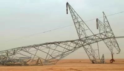 انجاز أعمال إصلاح خطوط نقل الكهرباء في منطقتي العطيف والسحيل بمأرب