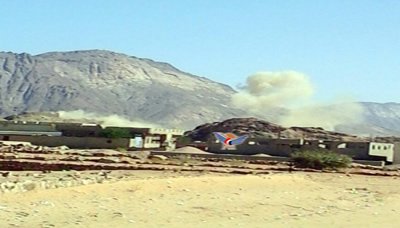 طيران العدوان يشن سلسلة غارات على منازل المواطنين في الغيل بالجوف