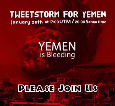 Tweetstorm to End Yemen War Launchs After 300 Days Of Saudi Aggression