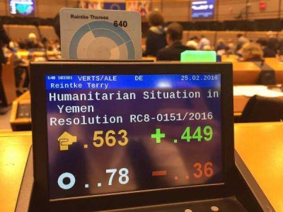 Al-Houthi Welcomes The Europe Parliament Decision