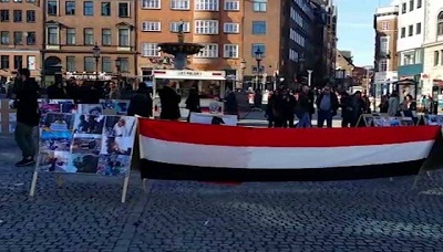 الجاليات العربية في الدنمارك تندد بالعدوان على اليمن