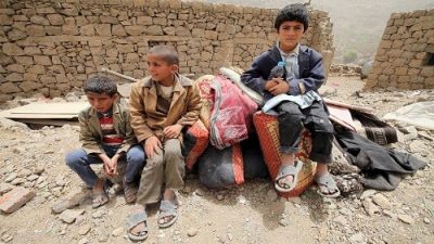 دعوة لإغاثة الأطفال المتضررين في اليمن