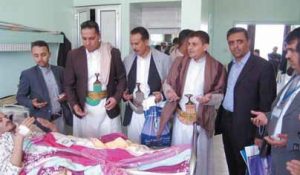 تواصل الزيارات الميدانية لجرحى الجيش واللجان في المستشفيات