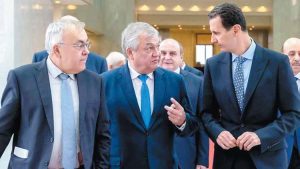 الأسد يبحث تشكيل وإطلاق عمل اللجنة الدستورية السورية مع وفد روسي