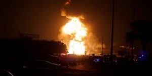 اعتراف سعودي بنشوب حريق كبير في شركة أرامكو  إثر  عملية السادس من شعبان  بـ6 طائرات مسيرة