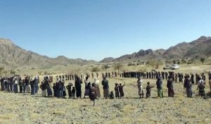 أبناء بدبدة بمأرب يعلنون النفير العام ورفد الجبهات بالمال والرجال 