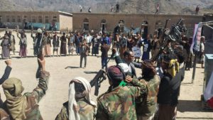 أبناء المربع الجنوبي بريف إب يحييون ذكرى سنوية الشهيد القائد