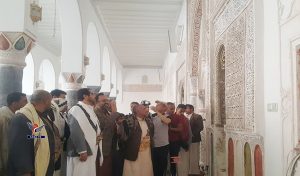 رئيس هيئة الأوقاف يطلع على أعمال صيانة وترميم الجامع الكبير في الروضة
