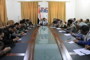اجتماع لمحافظي المحافظات الوسطى والجنوبية وغرفة عمليات المنطقتين العسكريتين الرابعة والسابعة