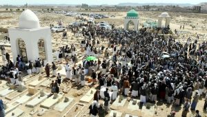 تشييع جثمان العلامة صلاح الهاشمي في جنازة “مهيبة” بصعدة