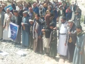 مأرب..مسيرة حاشدة بمديرية بدبدة تضامنا مع الشعب الفلسطيني