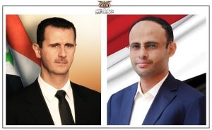 الرئيس المشاط يتلقى برقية شكر جوابية من الرئيس السوري