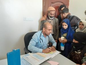 خلال أسبوع.. مستشفى 26 سبتمبر في بني مطر يستقبل 589 مريضاً