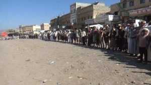 أبناء مديرية الحجيلة بالحديدة ينددون بجريمة إعدام الأسرى بالساحل الغربي
