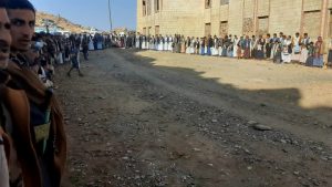 أبناء المفتاح بحجة ينددون بجريمة إعدام الأسرى ويؤكدون استمرار رفد الجبهات بالمال والرجال