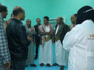 العسل يطلع على تدخلات مؤسسة بناء في مركز الصحة الإنجابية بذمار
