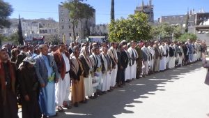 فعالية خطابية في الظهار بإب بمناسبة ذكرى الشهيد السنوية