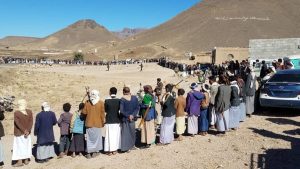 قبائل الحصن بصنعاء تندد بجرائم العدوان وتتبرا من الخونة وعملاء العدوان