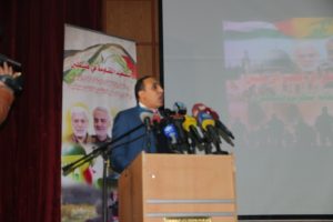 سفير اليمن بسوريا يؤكد تلاحم محور المقاومة والسير على درب الشهيد سليماني
