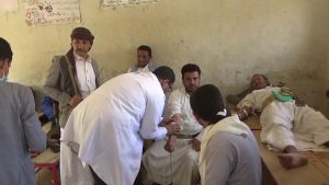 أبناء نجرة بحجة ينفذون حملة تبرع بالدم لجرحى الجيش واللجان الشعبية
