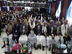 جامعة جبلة تنظم فعالية بذكرى تأسيسها وتدشين حملة “إعصار اليمن”