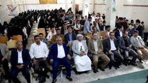 لقاء موسع للاكاديميين وطلاب الكليات بجامعة حجة في إطار حملة “إعصار اليمن”
