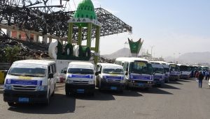 مؤسسة الشعب تدشن مبادرة “متكافلون” للنقل المجاني في أمانة العاصمة