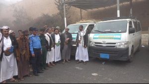 تدشين مبادرة “متكافلون” للنقل المجاني بمحافظة المحويت