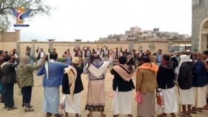 وقفة احتجاجية في أفلح الشام بحجة تندد باستمرار الحصار الأمريكي