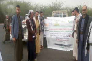 تدشين مشروع ” إطعام في يوم ٍذي مسغبة” في مديرية التعزية