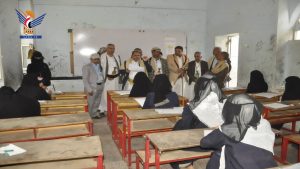 تدشين اختبارات الشهادة الثانوية العامة بمحافظة صنعاء
