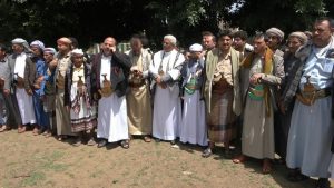 وزير العدل ومحافظ إب يشرفان على إنهاء قضية تسببت بمقتل سبعة أشخاص من آل العميسي بمديرية المخادر