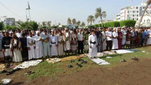 اداء صلاة الاستسقاء بجميع مديريات محافظة الحديدة