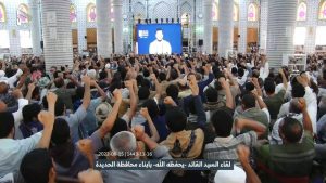قائد الثورة يلتقي قيادات ووجهاء محافظة الحديدة