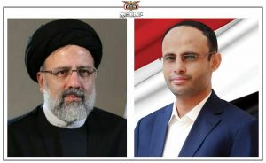 اتصال هاتفي بين الرئيس مهدي المشاط والرئيس الإيراني إبراهيم رئيسي