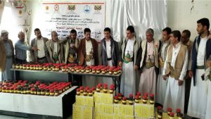 جمعية النحالين بصعدة تدشن مشروع توزيع عسل على جرحى الجيش واللجان الشعبية