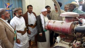 الاطلاع على احتياجات أبناء عزلة القحاطنة بمديرية جبل المحويت