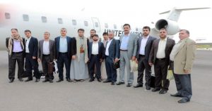 اللجنة العسكرية والأمنية الوطنية تغادر مطار صنعاء إلى الأردن