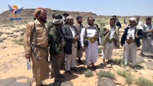 السامعي وعوض يزوران المرابطين في محور نجران