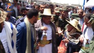 محمد علي الحوثي يطلع على أوضاع المواطنين في مدينة حجة