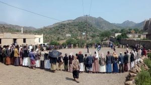 أبناء مناخة بصنعاء يحيون ذكرى ثورة 21 سبتمبر بوقفة قبلية