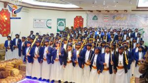 محافظة صنعاء تتوج الابتهاج بمهرجان العرس الجماعي الثالث بحفل لـ151 عريسا