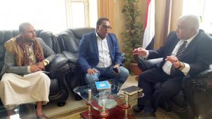 وزير الزراعة يلتقي ممثل منظمة (الفاو) في اليمن