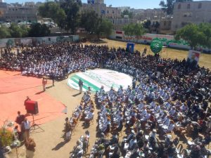 محافظة البيضاء تشهد العرس الجماعي الثالث لـ 430 عريساً وعروساً