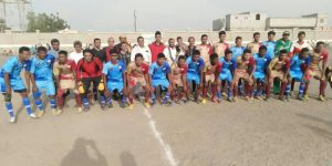 وكيل وزارة الشباب يكرم وحدة الموقر بكأس بطولة الشهيد الصماد بزبيد في الحديدة